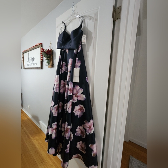 NWT Alyce Paris Prom Dress Floral Print - Picture 7 of 10